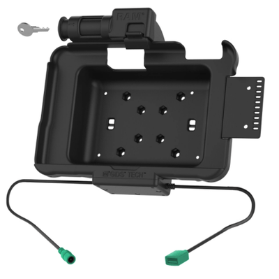 GDS® Key Locking Power + Data Dock for Zebra ET5x 8.3" & 8.4" Series - RAM-HOL-ZE10PDKLU - OC Mounts