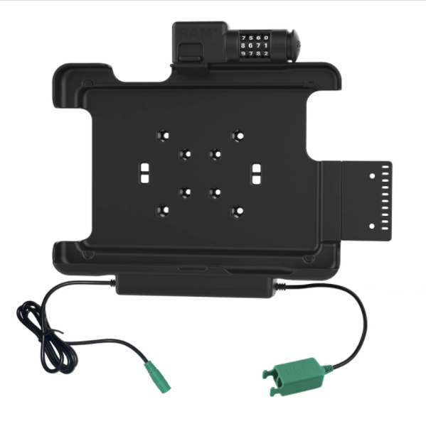 RAM® Combo Locking Power + Dual USB Dock for Honeywell RT10 Tablet - RAM-HOL-HON9PD2CLU - OC Mounts