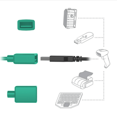 RAM® Skin™ Combo-Locking Power + Data Dock for Samsung Tab Active Pro - RAM-HOL-SAM57PDCLU - OC Mounts