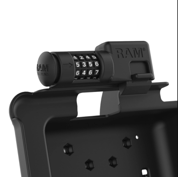 GDS® Combo Locking Powered Dock for Zebra ET5x 8.3" & 8.4" Series - RAM-HOL-ZE10PCLU - OC Mounts