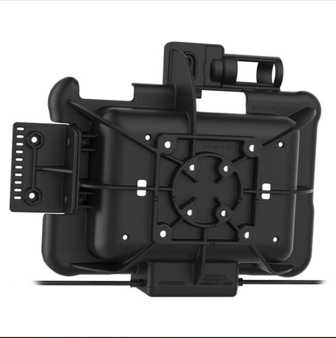 GDS® Power + Dual USB Dock for Zebra ET5x 8.3" & 8.4" Series - RAM-HOL-ZE10PD2U - OC Mounts
