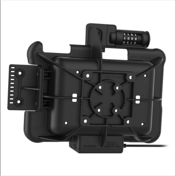 GDS® Combo Locking Powered Dock for Zebra ET5x 8.3" & 8.4" Series - RAM-HOL-ZE10PCLU - OC Mounts