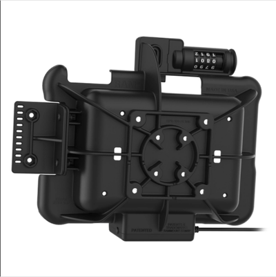 GDS® Combo Locking Powered Dock for Zebra ET5x 8.3" & 8.4" Series - RAM-HOL-ZE10PCLU - OC Mounts