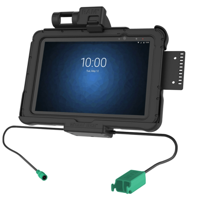 GDS® Power + Dual USB Dock for Zebra ET5x 10.1" Series - RAM-HOL-ZE11PD2U - OC Mounts