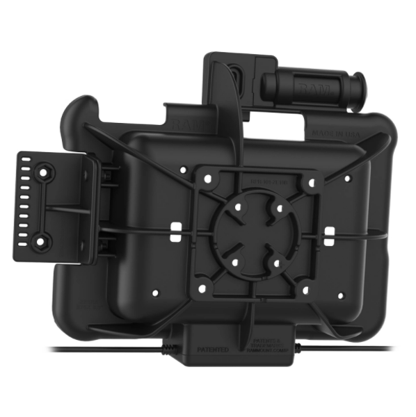 GDS® Key Locking Power + Data Dock for Zebra ET5x 8.3" & 8.4" Series - RAM-HOL-ZE10PDKLU - OC Mounts
