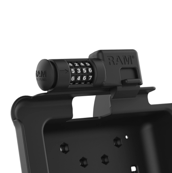 GDS® Combo Locking Power + Dual USB Dock for Zebra ET5x 8.3" & 8.4" - RAM-HOL-ZE10PD2CLU - OC Mounts