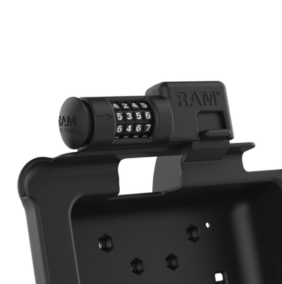 GDS® Combo Locking Power + Dual USB Dock for Zebra ET5x 8.3" & 8.4" - RAM-HOL-ZE10PD2CLU - OC Mounts