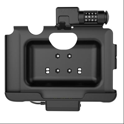 RAM® Skin™ Combo-Locking Powered Dock for Samsung Tab Active Pro - RAM-HOL-SAM57PCLU - OC Mounts