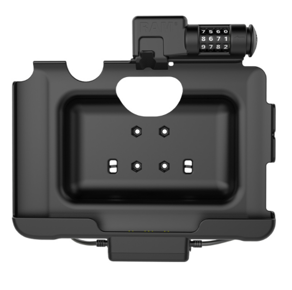 RAM® Skin™ Combo-Locking Power + Data Dock for Samsung Tab Active Pro - RAM-HOL-SAM57PDCLU - OC Mounts