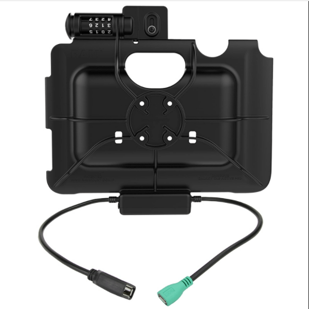 RAM® Skin™ Combo-Locking Power + Data Dock for Samsung Tab Active Pro - RAM-HOL-SAM57PDCLU - OC Mounts