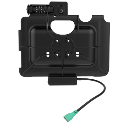 RAM® Skin™ Combo-Locking Powered Dock for Samsung Tab Active Pro - RAM-HOL-SAM57PCLU - OC Mounts