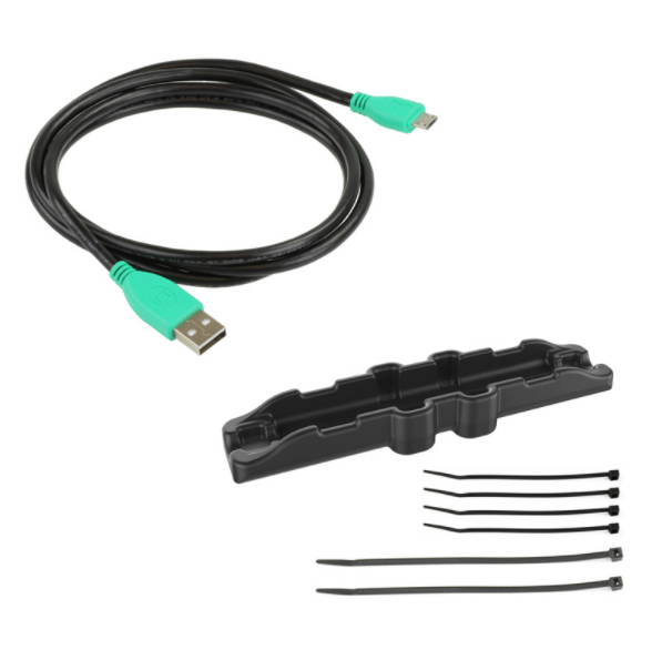 RAM® Skin™ Combo-Locking Power + Dual USB Data Dock for Tab Active Pro - RAM-HOL-SAM57PD2CLU - OC Mounts