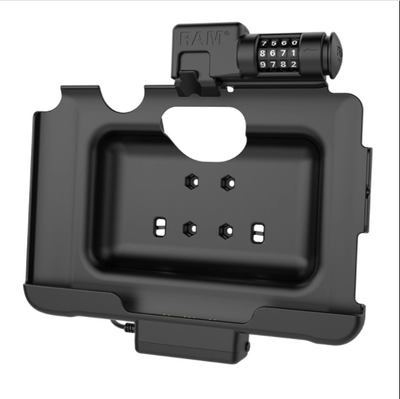 RAM® Skin™ Combo-Locking Powered Dock for Samsung Tab Active Pro - RAM-HOL-SAM57PCLU - OC Mounts