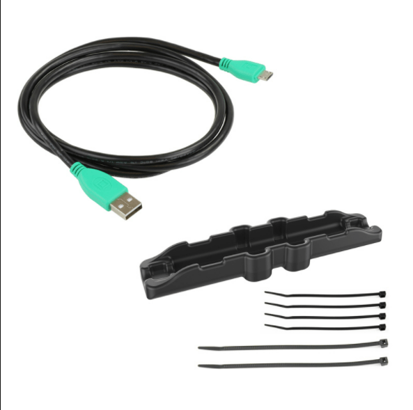 RAM® Skin™ Key-Locking Power + Dual USB Data Dock for Tab Active Pro - RAM-HOL-SAM57PD2KLU - OC Mounts