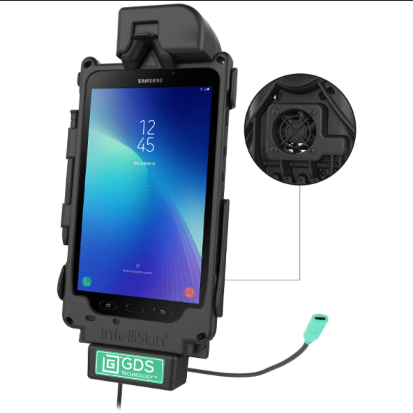 Locking GDS® Tough-Dock™ for Samsung Tab Active3 and Tab Active2 - RAM-GDS-DOCKL-SAM62U - OC Mounts