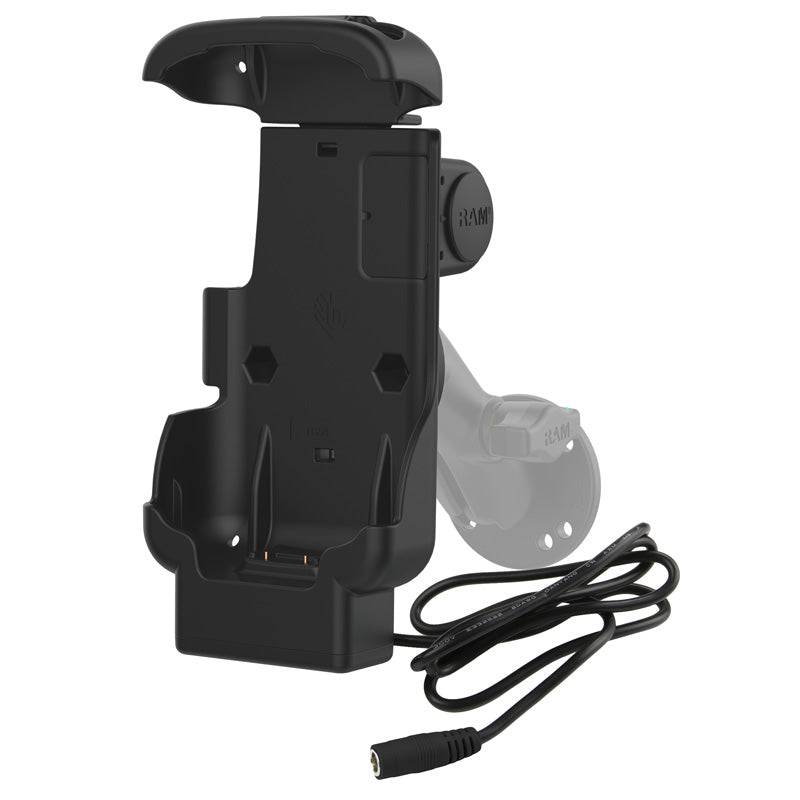 RAM® Key-Locking Form-Fit Powered Dock for Zebra TC53 & TC58 - RAM-HOL-ZE17L-2U - OC Mounts