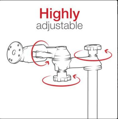 RAM® No-Drill™ Mount for '05-22 Toyota 4Runner & Tacoma - RAM-VB-138-SW2 - OC Mounts