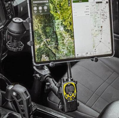 RAM® X-Grip® Phone Mount with RAM® Tough-Claw™ Small Clamp Base - RAM-B-400-HOL-UN7BU - OC Mounts