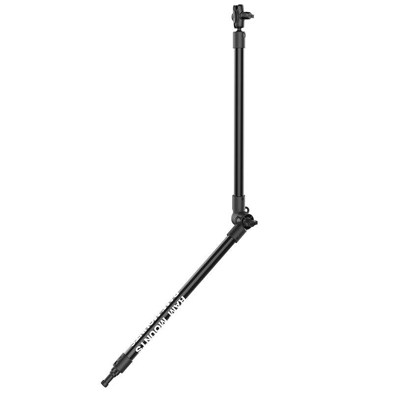 RAM® Tough-Pole™ 48" Double Pipe Mount with Spline Post - RAP-114-PSP-18-18-AU - OC Mounts