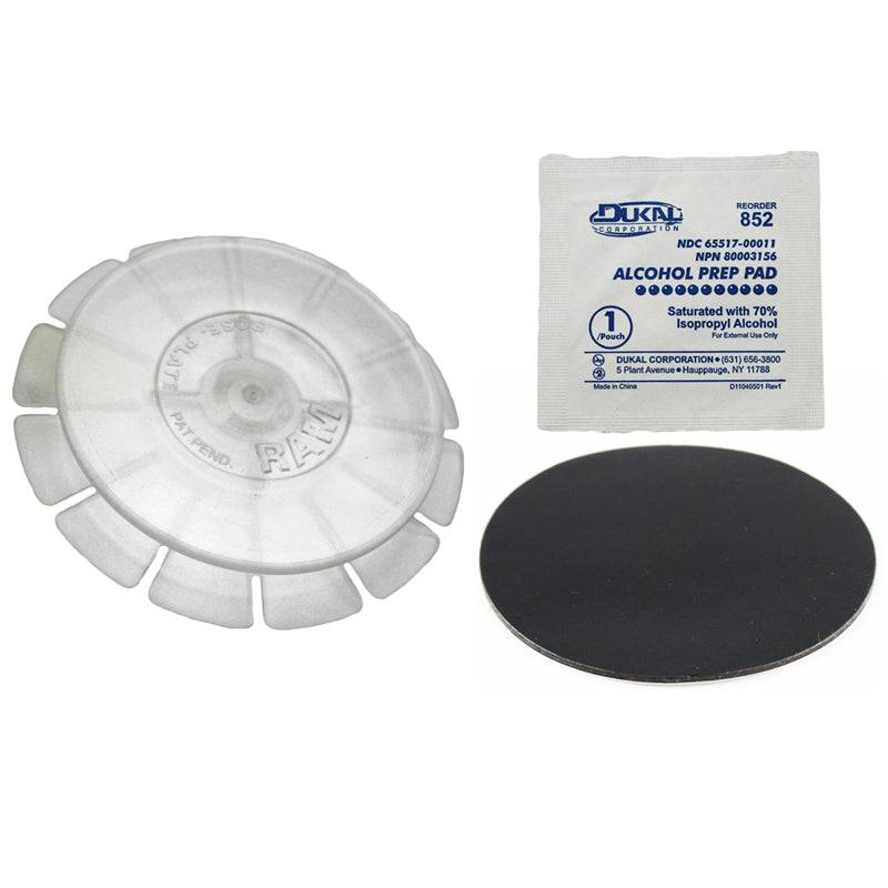 RAM® Clear Rose Adhesive Plate for Suction Cups - RAP-350U - OC Mounts