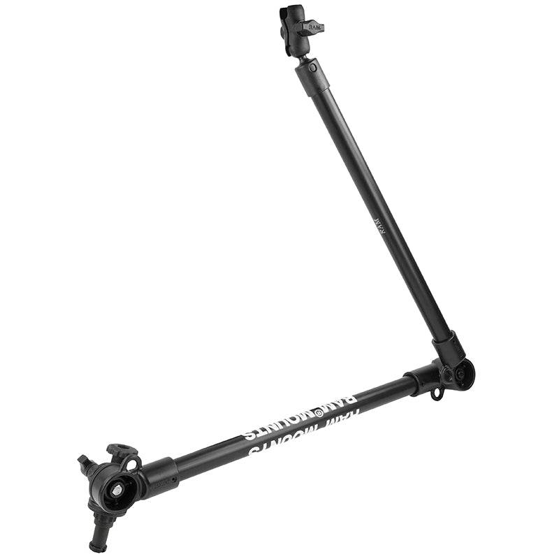 RAM® Tough-Pole™ 48" Double Pipe Mount with RAM® Track-Node™ Base - RAP-411-PSP-18-18-AU - OC Mounts