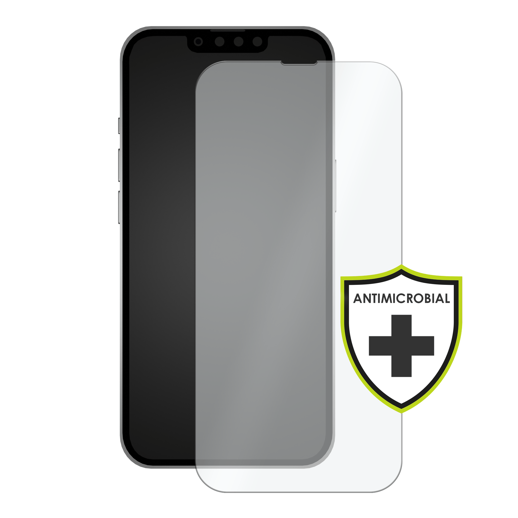 OUTER FACTOR - OnGuard Screen Protector, iPhone 13 - Antimicobial - 30-0011300 - OC Mounts
