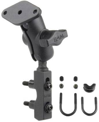 RAM® Motorcycle Brake/Clutch Reservoir Mount with Diamond Plate - RAM-B-174U-A - OC Mounts