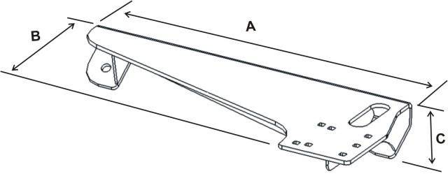 No-Drill™ Laptop Base for the Ford Escape, Mazda Tribute & Mercury Mariner - RAM-VB-152 - OC Mounts