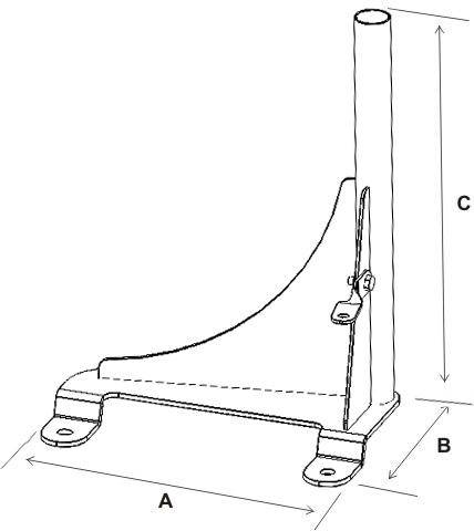 No-Drill™ Laptop Base for the Chevrolet Express Van & GMC Savana Van - RAM-VB-143 - OC Mounts
