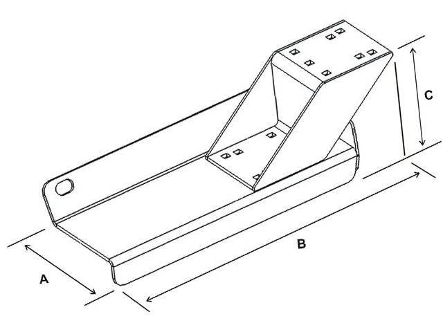 No-Drill™ Laptop Base for the Chevrolet Colorado & GMC Canyon - RAM-VB-116 - OC Mounts