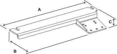 No-Drill™ Laptop Base for the Ford Focus - RAM-VB-148 - OC Mounts
