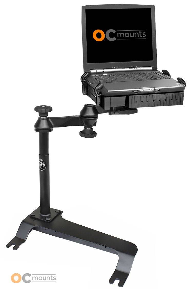 No Drill Laptop Mount for 2015-2018 Chevy City Express, 2010-21 Nissan NV200 S and Nissan NV200 SV Compact Cargo - RAM-VB-192-SW1 - OC Mounts