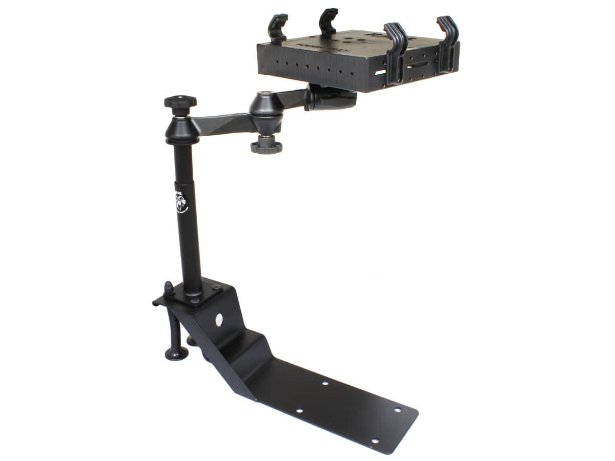Universal Drill Down Laptop Mount for select vehicles - RAM-VBD-101-SW1 - OC Mounts