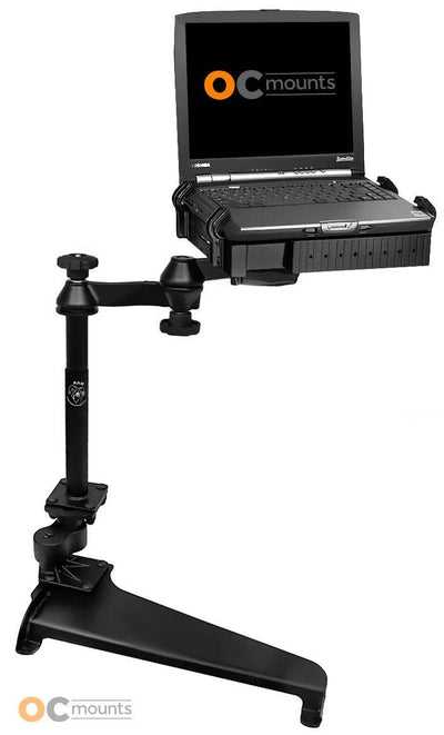 No Drill Laptop Mount for 2011-2020 Nissan NV1500 and 2007-2021 Toyota Tundra - RAM-VB-180-SW1 - OC Mounts