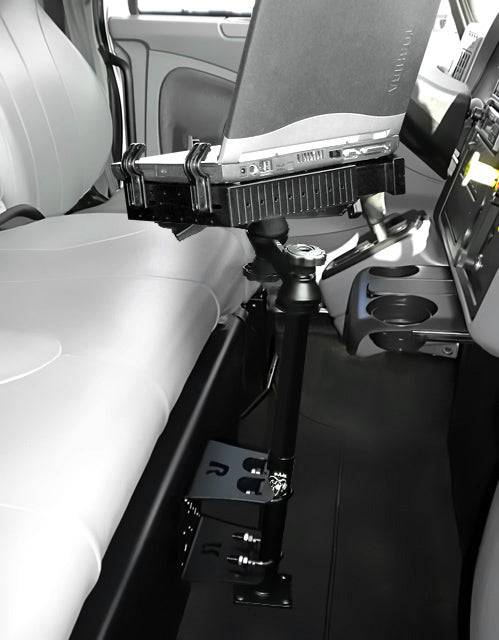 Universal Laptop Mount - RAM Swing arm Laptop Mount Desk Tele-pole - RAM-VB-184T-SW1 - OC Mounts