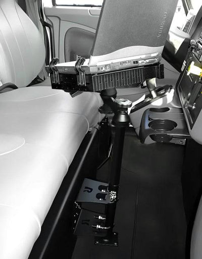 Universal Laptop Mount - RAM Swing arm Laptop Mount Desk Tele-pole - RAM-VB-184T-SW1 - OC Mounts