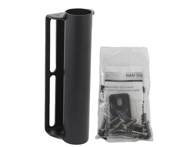 Universal Vertical Flat Surface Drill Down Vehicle Mount for Engine Covers, Center Console Boxes - RAM-VB-181-SW1 - OC Mounts