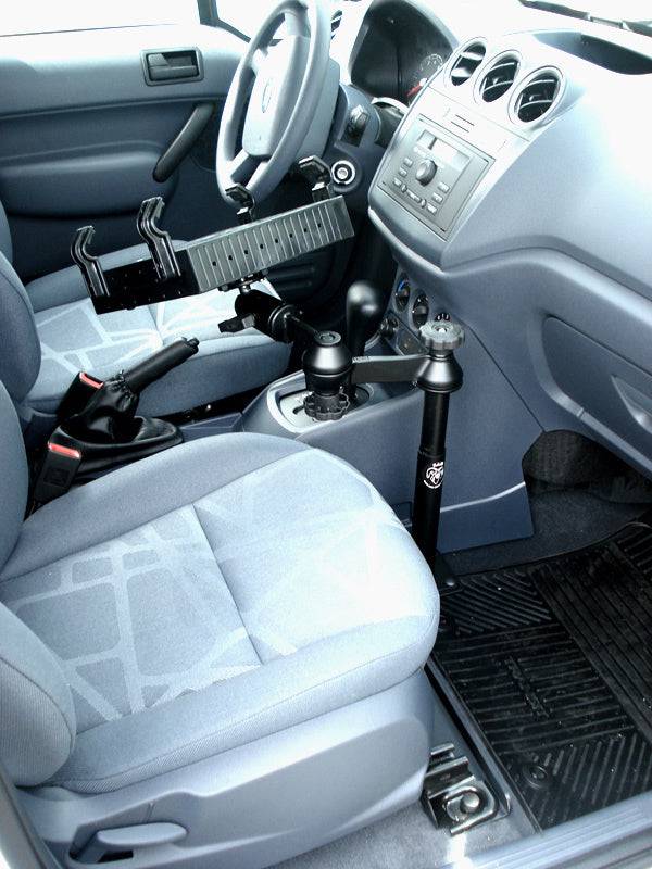 No Drill Laptop Mount for 2013 Ford Transit Connect, Chrysler Town & Country, Dodge Grand Caravan - RAM-VB-175-SW1 - OC Mounts