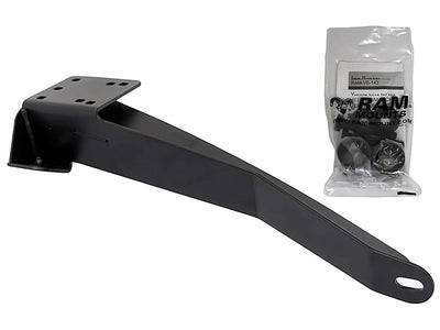 No Drill Laptop Mount for 2005-2010 Jeep Grand Cherokee, 06-10 Commander - RAM-VB-142-SW1 - OC Mounts