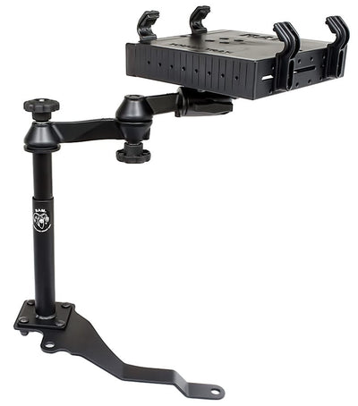 No Drill Laptop Mount for 2007-2011 Jeep Wrangler, Rubicon, Sport, Sahara, Unlimited - RAM-VB-170-SW1 - OC Mounts