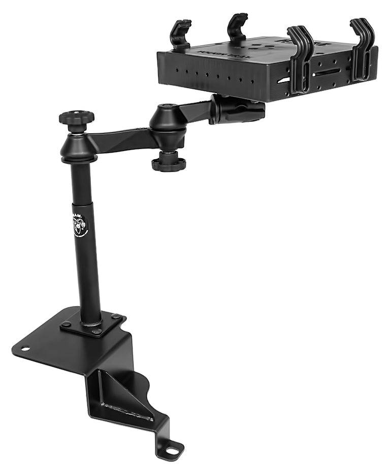 No Drill Laptop Mount for 2007-2011 Dodge Nitro and 02-2012 Jeep Liberty - RAM-VB-141-SW1 - OC Mounts