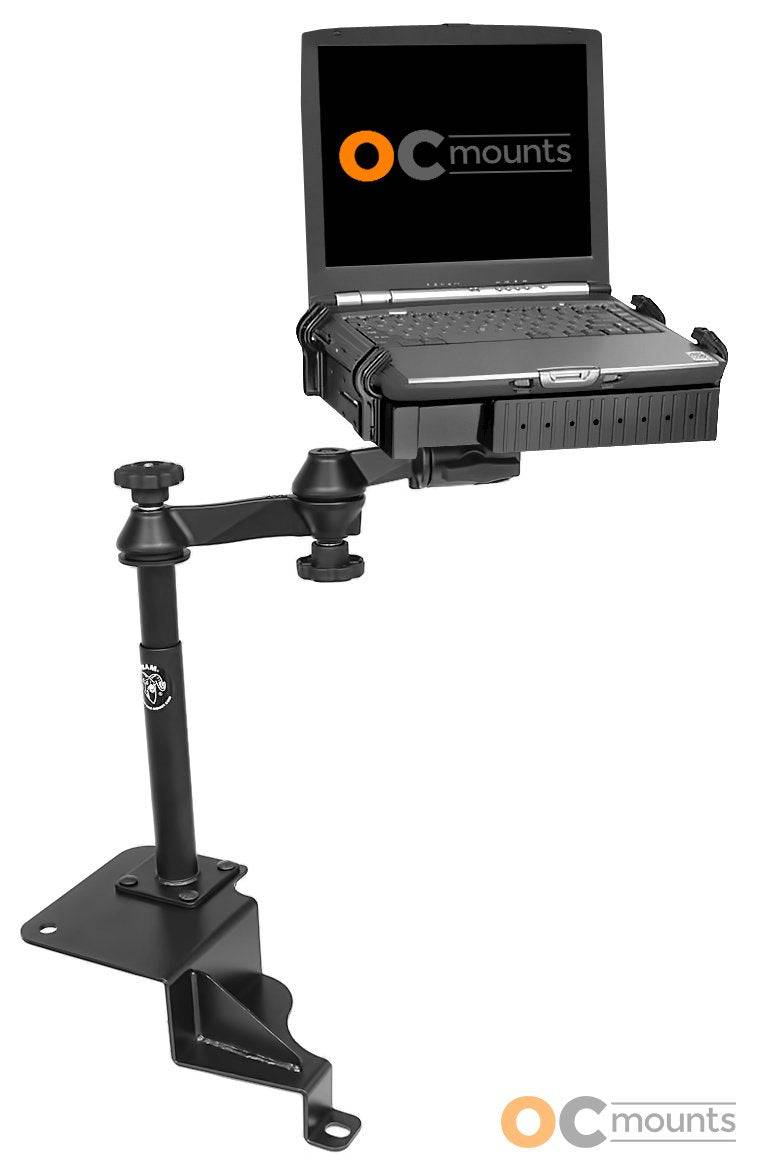 No Drill Laptop Mount for 2007-2011 Dodge Nitro and 02-2012 Jeep Liberty - RAM-VB-141-SW1 - OC Mounts