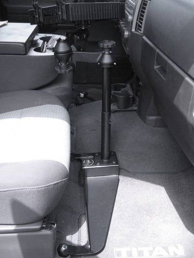 No Drill Laptop Mount for 2004-2010 Infiniti QX56, 04-15 Nissan Armada and Titan - RAM-VB-134-SW1 - OC Mounts