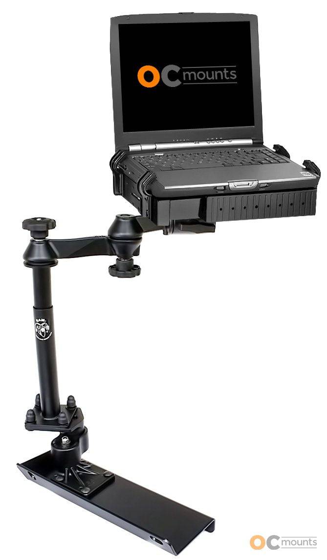 No Drill Laptop Mount for 2004-2011 Chevy Colorado Crew Cab and Canyon - RAM-VB-116A-SW1 - OC Mounts