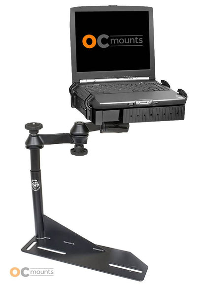 No Drill Laptop Mount for 1991-2011 Ford Crown Vic Police Interceptor - RAM-VB-117-SW1 - OC Mounts