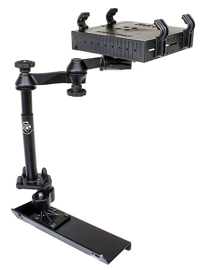 No Drill Laptop Mount for 2004-2011 Chevy Colorado Crew Cab and Canyon - RAM-VB-116A-SW1 - OC Mounts