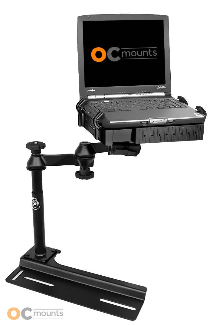 No Drill Laptop Mount for 1991-2011 Ford Crown Victoria, 93-02 Chevy Camaro - RAM-VB-106-SW1 - OC Mounts
