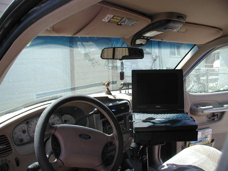 No Drill Laptop Mount for 2000-2012 Ford Ranger, 2000-06 Explorer Sport Trac - RAM-VB-113-SW1 - OC Mounts