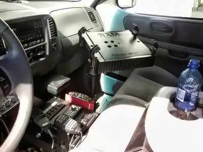 No Drill Laptop Mount for 1997-2017 Ford Expedition, 1997-2003 F150 and 1997-2004 F250 - RAM-VB-110-SW1 - OC Mounts