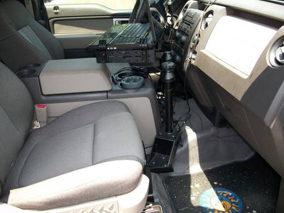 RAM-VB-109-SW1 - Ford F150 2004-2014 and 2005-2011 Lincoln Mark LT and more - No Drill Laptop Mount - OC Mounts